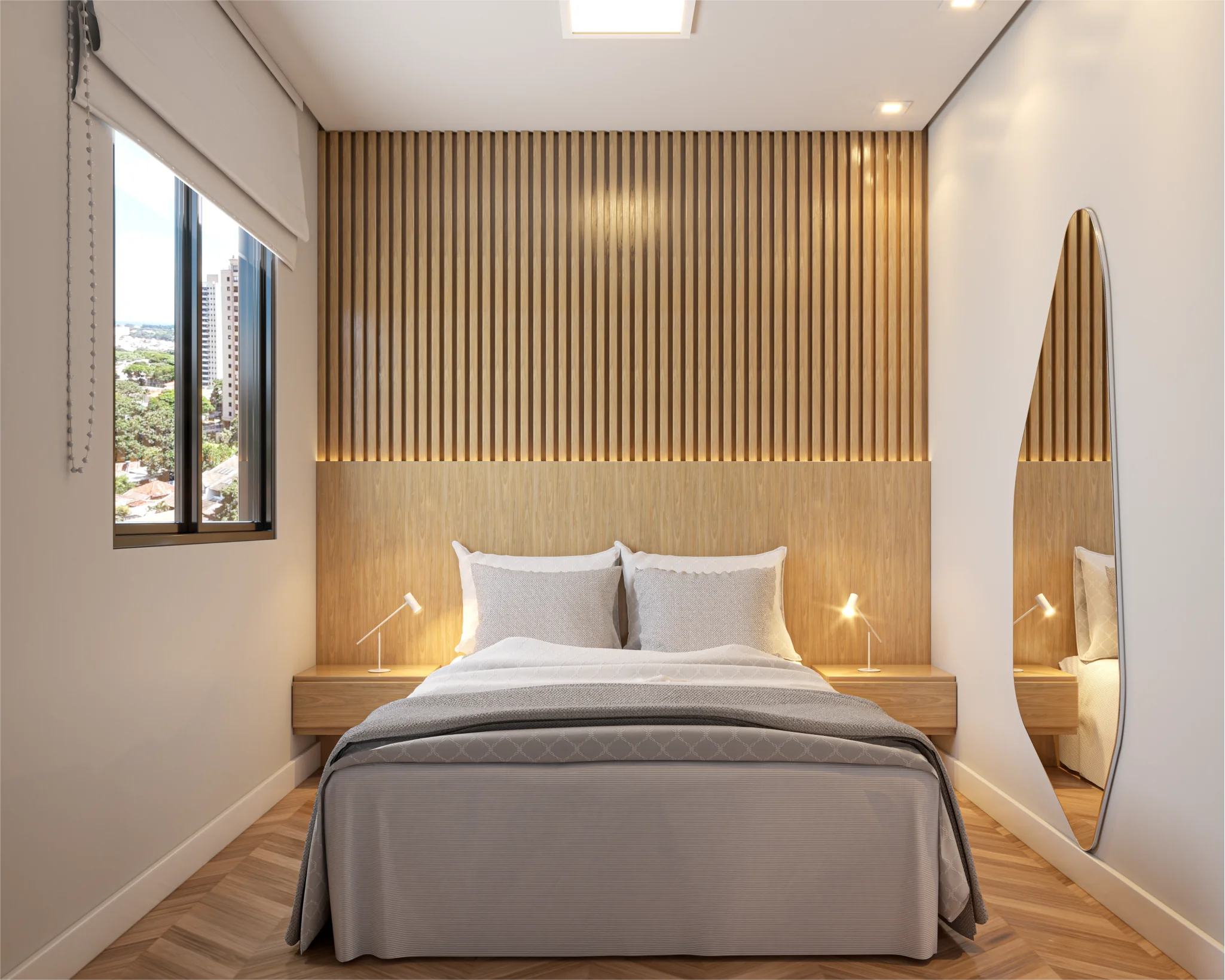 Quarto de casal decorado